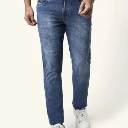 YU by Pantaloons Denim Blue Cotton Slim Fit Jeans-image-30