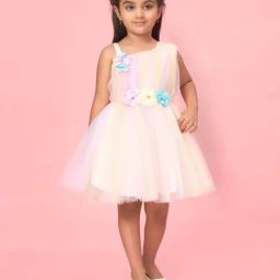 Aarika Kids Multicolor Applique Frock-picture-13