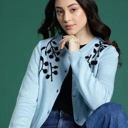 DressBerry Floral Embroidered Cardigan-picture-40