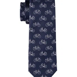 The Tie Hub Men Printed Silk Skinny Tie-picture-41