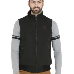 Duke Dark Olive & Blue Regular Fit Reversible Jacket-picture-14
