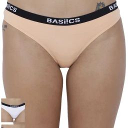 BASIICS by La Intimo Multicolor Cotton Bikini Panty( Pack Of 3 )-picture-12
