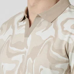 Van Heusen Men Printed Polo Collar T-shirt image 3
