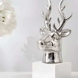 Home Centre Silver-Toned Figurine Showpiece-image-12