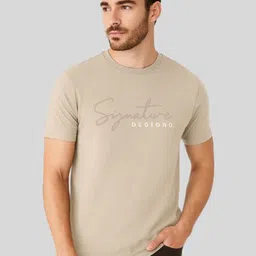 SUN 'N' SUMMER Typography Printed Round Neck Short Sleeves Cotton T-shirt-picture-27