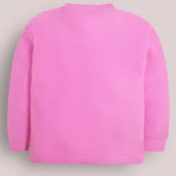 Cherry Crumble By Nitt Hyman Knit Full Sleeves Puppy Patch Detailed Winter Night Suit Set - Pink image 5