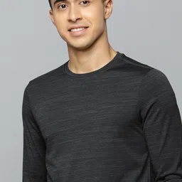 Skechers Men Black Printed T-shirt image 1