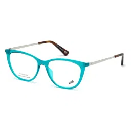 WEB EYEWEAR Green Geometric Eye Frames for Women-image-87