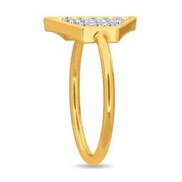 Kisna Diamond & Gold Jewellery Khizar 14k (585) Diamond & Gold Ring For Women image 4