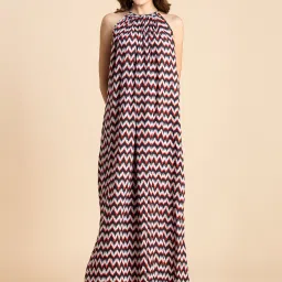 Moomaya Multicolor Printed Maxi Dress image 4