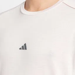 adidas Light Pink Slim Fit Yoga Training T-Shirts image 4