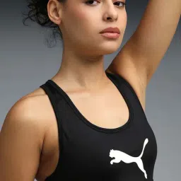 Puma Black Tight Fit Printed Sports Bra image 3