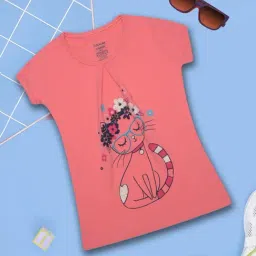 Dollar Girls Pink Printed T-Shirt-picture-27