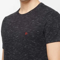 Sporto Flaky Black Regular Fit T-Shirt image 4