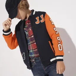 Jack & Jones Junior Navy Blue Polyester Regular fit Jacket image 4