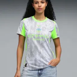 Puma Grey & Green Regular Fit Printed T-Shirt-picture-38