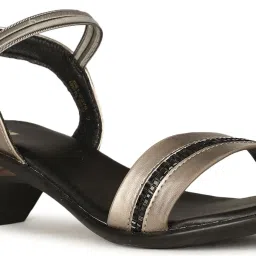 Bata Women's Lisbon Grey Ankle Strap Sandals image 4