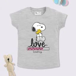 YK X Minute Mirth Infant Girls Snoopy Printed Pure Cotton T-shirt-picture-20