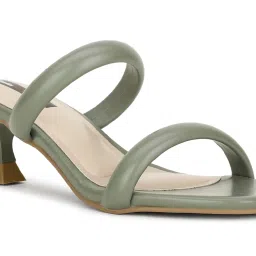 Bata Women's AMBYR E 23 Green Stilettos image 4