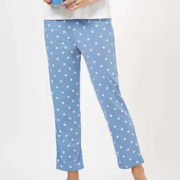 Dreamz by Pantaloons Blue Cotton Printed Pyjama image 4