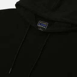 Bewakoof Men Black Fleece Relaxed Fit Graphic Sweatshirt image 4