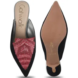 Catwalk Women's Red Mule Shoes image 4