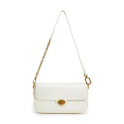 BCBG White Sling Handbag image 4