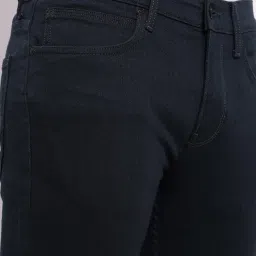 Lee Bruce Navy Skinny Fit Lightly Washed Jeans image 4