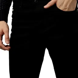 Lindbergh Black Slim Tapered Fit Jeans image 4