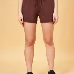 Ajile by Pantaloons Brown Cotton Sports Shorts-image-86