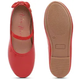 Aria Nica Girls Ballerina Shoes Red image 4