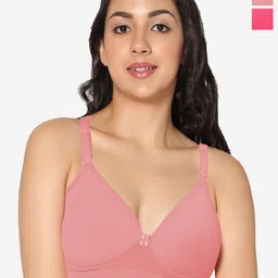 In Care Pack Of 2 Full Coverage Heavily Padded Cotton Push-Up Bra-image-72