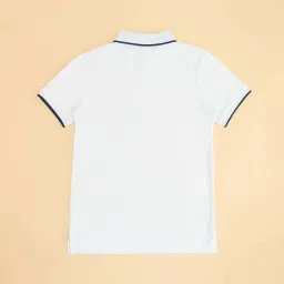 Pantaloons Junior Boys White Cotton Solid T-Shirts image 4