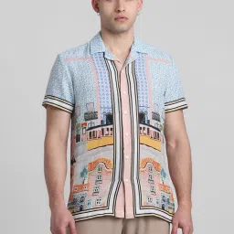 Jack & Jones Dutch Canal Cotton Regular Fit Printed Shirt image 4