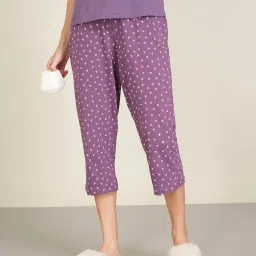 Dreamz by Pantaloons Montana Grape Print Capris image 4