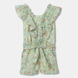 Elle Kids Green Cotton Jumpsuit-picture-23