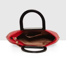 Esbeda Red Animal Effect Medium Satchel image 4