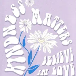 R&B Kids Lavender Graphic Print Regular Fit Sweatshirt image 5