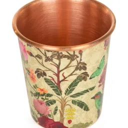 india circus by krsnaa mehta India Circus By Krshna Mehta Multi Copper Printed Drinking Glass image 4