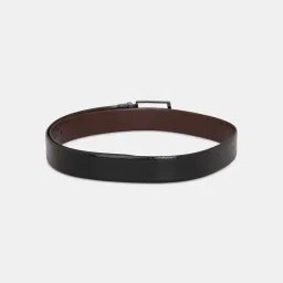 Byford by Pantaloons Black & Brown Leather Reversible Belt for Men image 4