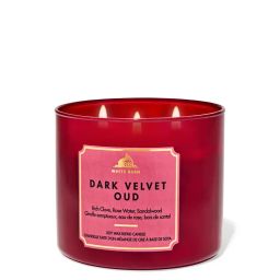 Bath & Body Works Dark Velvet Oud 3-Wick Candle-picture-1