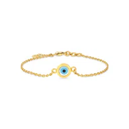 BHIMA 22K BIS Hallmark 916 Purity Yellow Gold Evil Eye Bracelet-picture-10