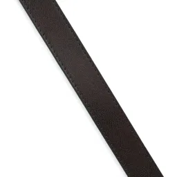 Peter England Brown PU Solid Waist Belt image 4