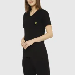 Vimal Jonney Black Regular Fit Pajama Set image 3