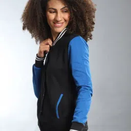 Campus Sutra Black Other Print Jacket image 3