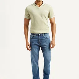 Levis Men Classic Bootcut Mid-Rise Light Fade Stretchable Jeans image 2