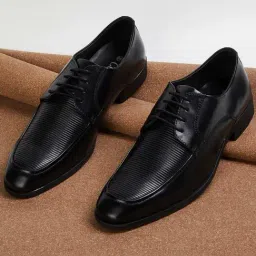 Code by Lifestyle Men's Black Derby Shoes-picture-18