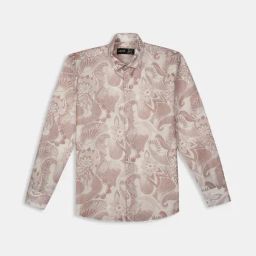 Cavio Pink Cotton Floral Shirt-picture-8