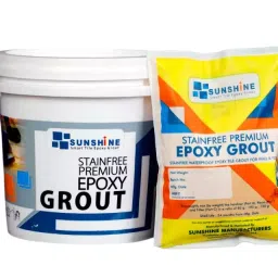 SUNSHINE Stainfree Premium Epoxy Grout Natural Grey (1 Kg Kit)-image-12