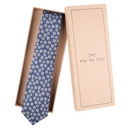The Tie Hub Men Printed Silk Broad Tie-picture-7